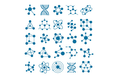 Hormone or molecule icons