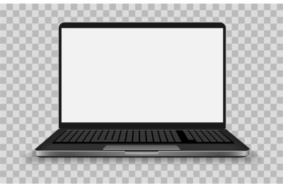 Laptop pc isolated on white