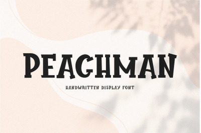 Peachman // Handwritten Font