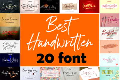 Best Handwritten Font Bundle