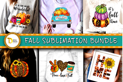Fall Sublimation Cliparts Bundle