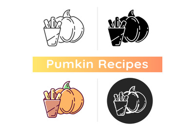 Pumpkin fries icon