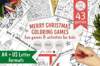 Merry Christmas Coloring Games