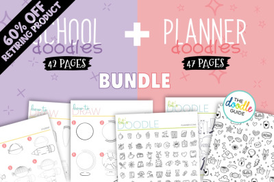School + Planner Doodles Bundle Offer