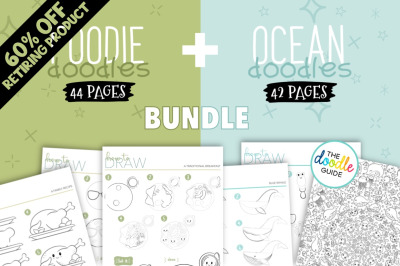 Foodie + Ocean Doodles Bundle