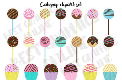 Cakepop Clipart Sweets Dessert Cake Pops