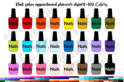 Nail Polish Clipart Manicure Appointment