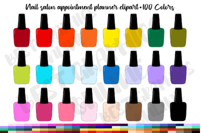 100 Nail Polish Clipart Nail Saloon