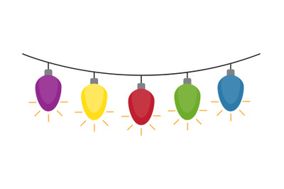 Christmas Light Vector Illustration