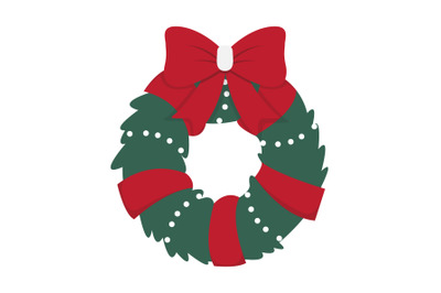 Christmas Wreath Vector Illustration