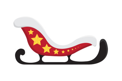 Christmas Santa&#039;s Sleigh Vector Illustration