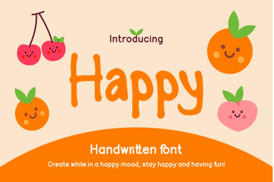 Happy Handwritten Font