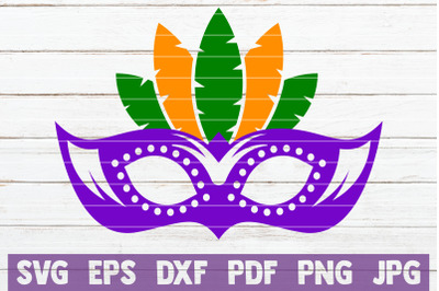 Mardi Gras Mask SVG Cut File