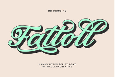 Fattoll Handwritten Script Font