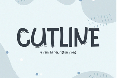 Cutline // A Fun Handwritten Font