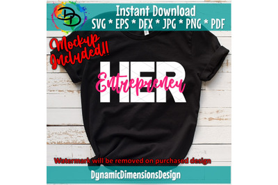 Entrepreneur Woman, Her, Boss lady, Boss Women Slay Svg, Entrepreneur,