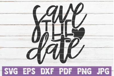 Save The Date SVG Cut File