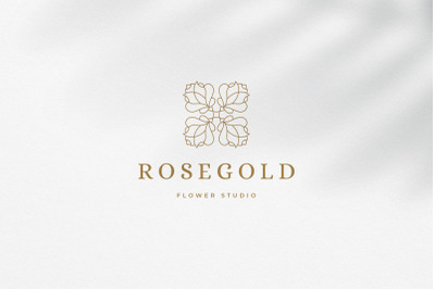 Rose Flower Logo Design