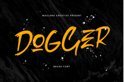 Dogger Brush Font