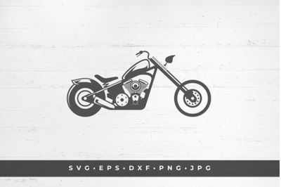 Motorcycle icon isolated on white background vector illustration. SVG,