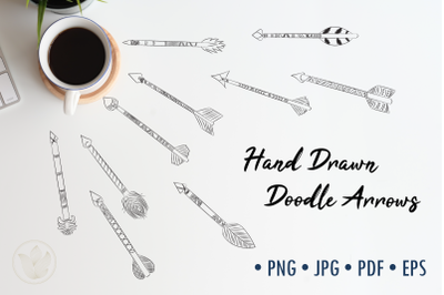 Hand drawn arrows, Clip art png