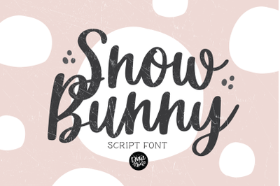 SNOW BUNNY Winter Script Font