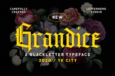 Grandice - Blackletter Typeface