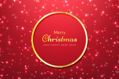 Sparkling red christmas background