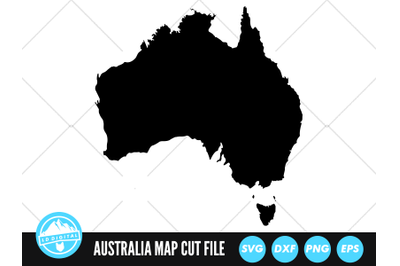 Australia SVG Files | Australian Map Cut Files | Australia Vector File