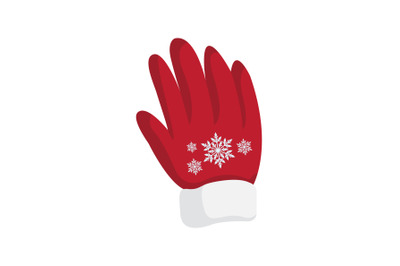 Christmas Gloves Vector Illustration