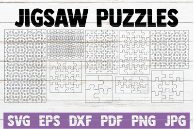 Jigsaw Puzzles SVG Bundle