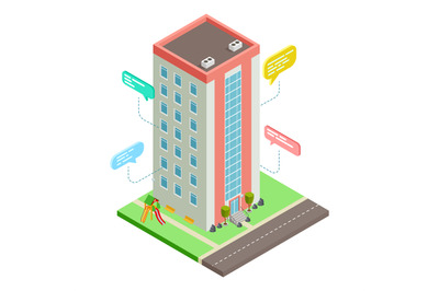 Communication between neighbors, neighborhood social network vector is