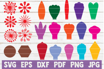 Paper Flower Kit SVG Cut Files