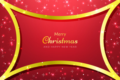 Sparkling red christmas background