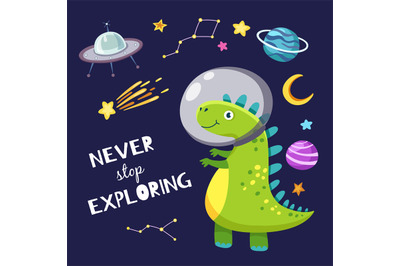 dinosaur in your space