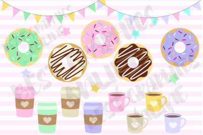 Donut Clipart Food Clipart Sweet Treats