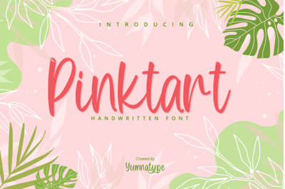 Pinktart-Lovely Handwritten Font