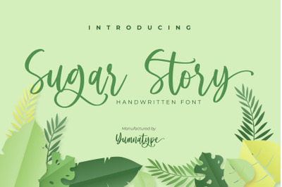 Sugar Story-Sweet Handwritten Font