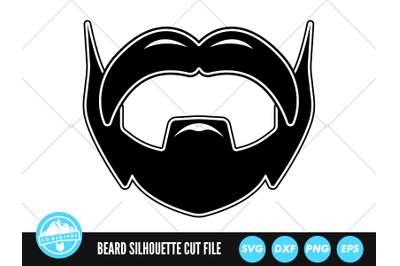 Beard SVG Files | Moustache Cut Files | Beard Vector Files