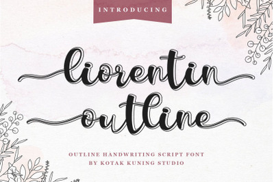 Liorentin Outline Script Font