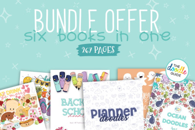 Bundle Offer - Six doodle books in one