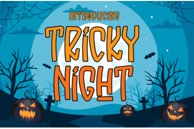 Tricky Night | Helloween Font