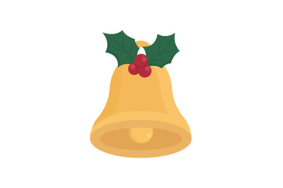 Christmas Bell Vector Illustration