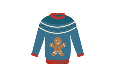 Christmas Sweater Vector Illustration