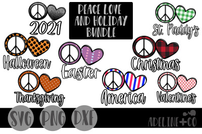 Peace love and holiday bundle