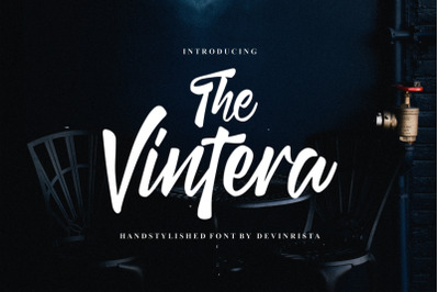 The Vintera Handstylish Font