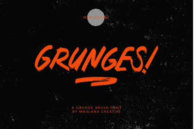 Grunges Grunge Brush Font