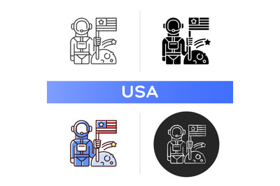 Space exploration icon