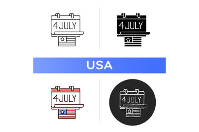 Independence day icon