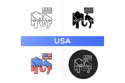 Democrats vs. Republicans icon